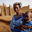 Malian woman with child