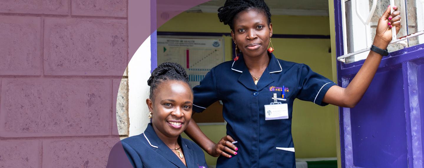 IntraHealth supported nurses at a maternity ward in Kenya.